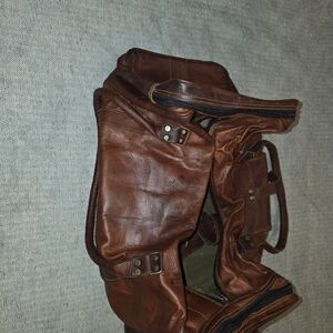 Vintage Brown Leather Men's Bag